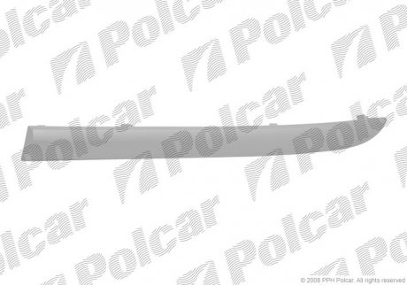 Молдинг бампера правий Polcar 2001076J