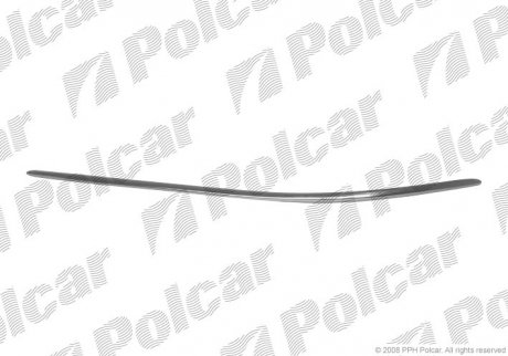 Молдинг бампера лівий Polcar 502507-5 (фото 1)