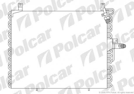 Радіатор кондиціонера Polcar 5014K8A4 (фото 1)