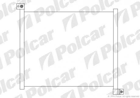Радіатор кондиціонера Polcar 3161K8C1 (фото 1)