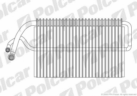 Випарник кондиціонера Polcar 5016P8-1