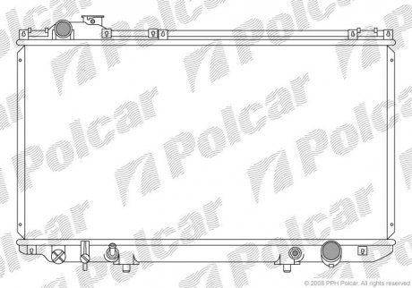 Радіатор охолодження Polcar 802008-1