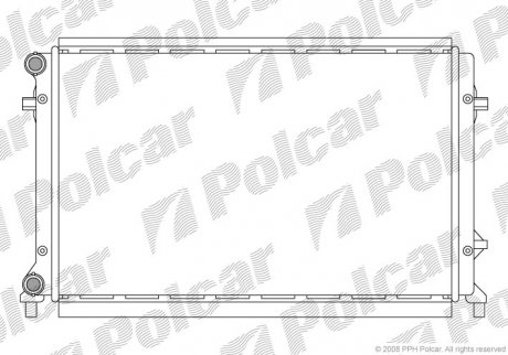Радіатор охолодження Polcar 133108-1
