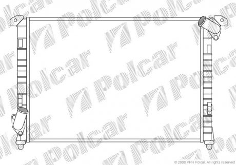 Радіатор охолодження Polcar 510108-2