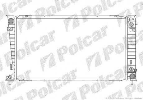 Радіатор охолодження Polcar 323108-1
