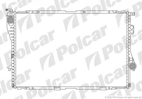 Радіатор охолодження Polcar 201608A4