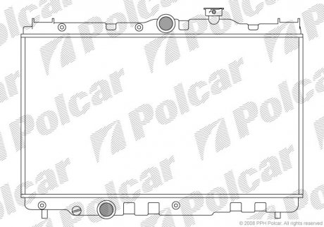 Радіатор охолодження Polcar 810908-1