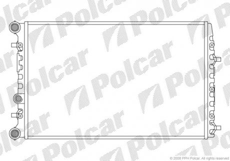 Радіатор охолодження Polcar 691308A5