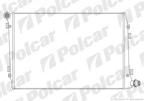 Радіатор охолодження Polcar 955508-2