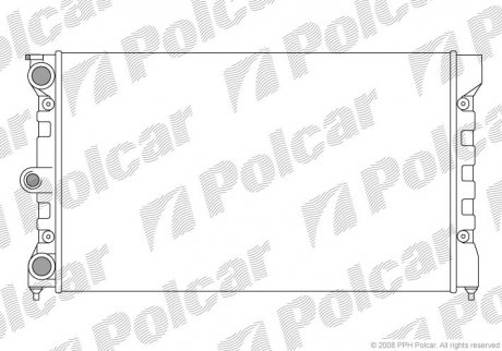Радіатор охолодження Polcar 952308-2