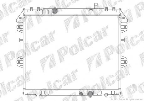 Радіатор охолодження Polcar 819208-6