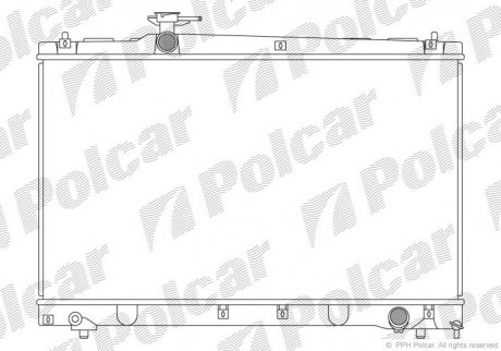 Радіатор охолодження Polcar 818708-2