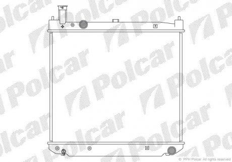 Радіатор охолодження Polcar 816708-1