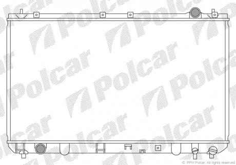 Радіатор охолодження Polcar 813508-3