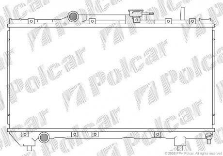Радіатор охолодження Polcar 812208-1