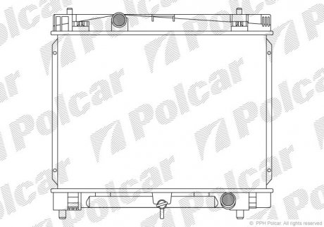 Радіатор охолодження Polcar 810508-1