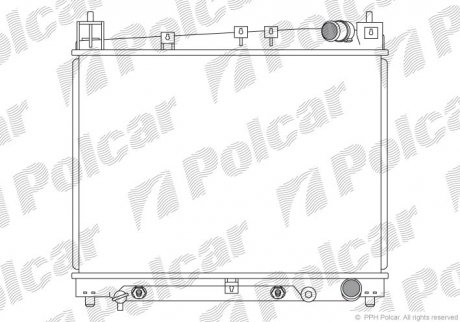 Радіатор охолодження Polcar 810308-4