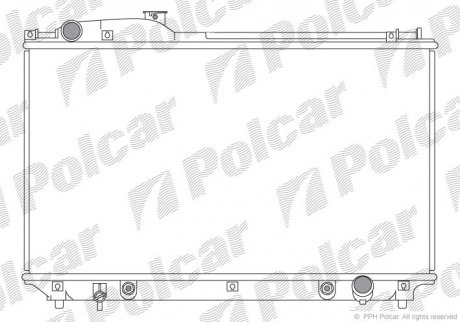 Радіатор охолодження Polcar 804208-1