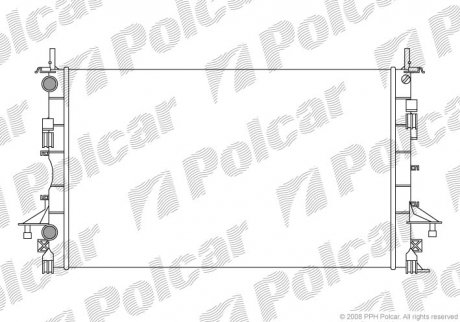 Радіатор охолодження Polcar 603708-1