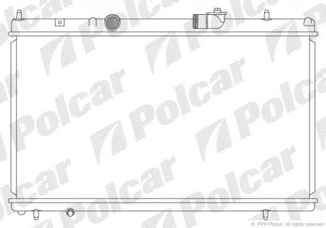 Радіатор охолодження Polcar 576608-3