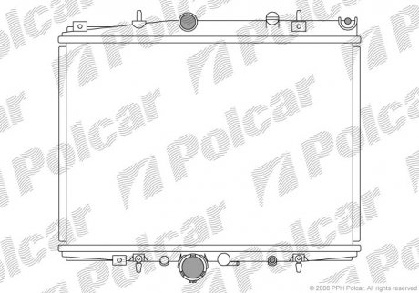 Радіатор охолодження Polcar 576608-1