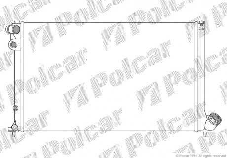 Радіатор охолодження Polcar 574708A2