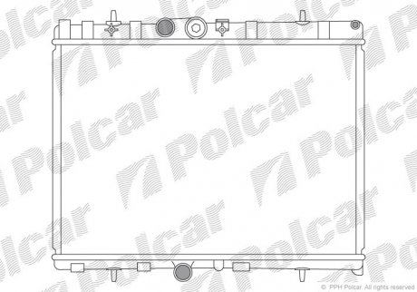 Радіатор охолодження Polcar 572408-2