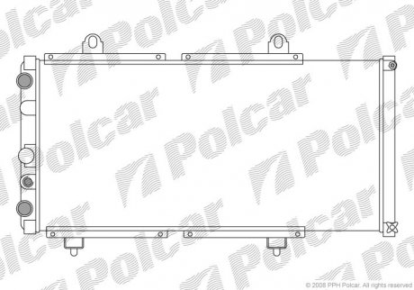 Радіатор охолодження Polcar 570108A2 (фото 1)