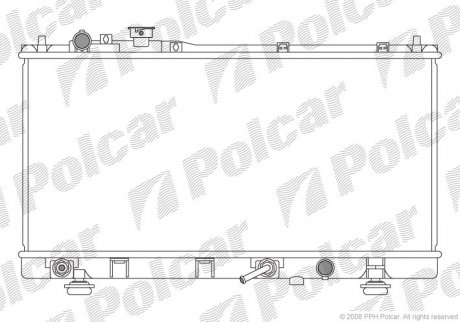 Радіатор охолодження Polcar 450908-4