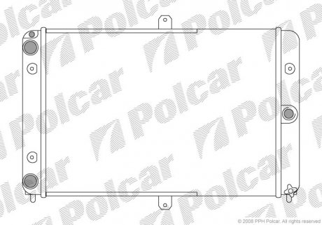 Радіатор охолодження Polcar 440108-1