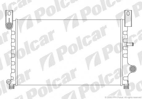 Радіатор охолодження Polcar 320908-2 (фото 1)