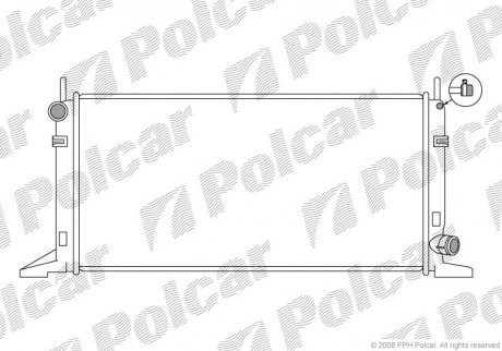 Радіатор охолодження Polcar 320408-4 (фото 1)