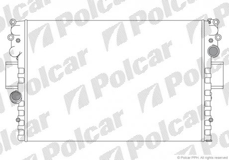 Радіатор охолодження Polcar 305208A4