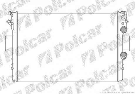 Радіатор охолодження Polcar 305208-1