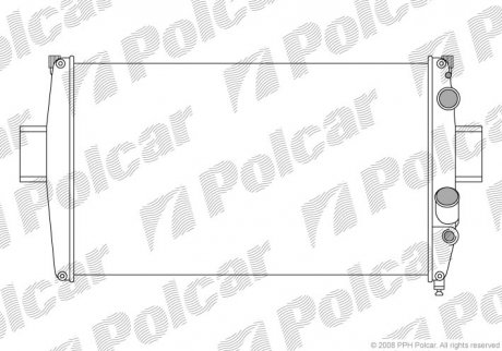 Радіатор охолодження Polcar 305008A5