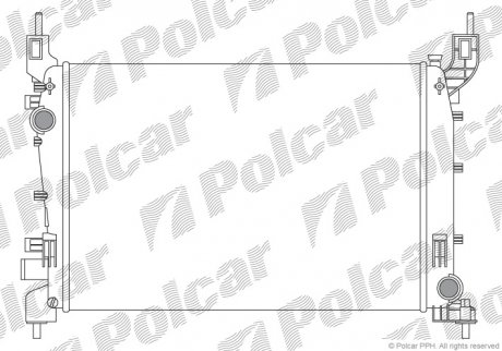Радіатор охолодження Polcar 302508-1