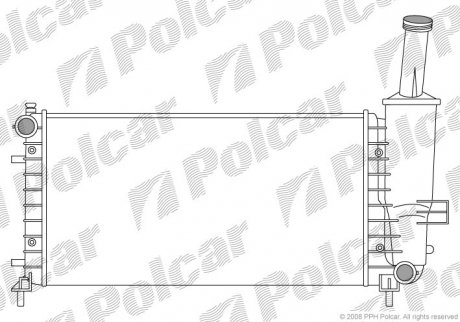 Радіатор охолодження Polcar 3023081X