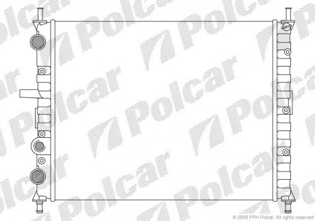 Радіатор охолодження Polcar 301808-3 (фото 1)