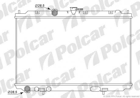 Радіатор охолодження Polcar 2756081K