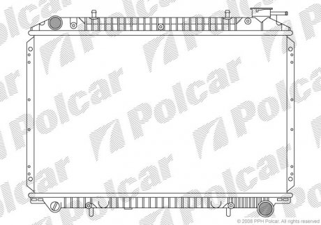 Радіатор охолодження Polcar 275008-7