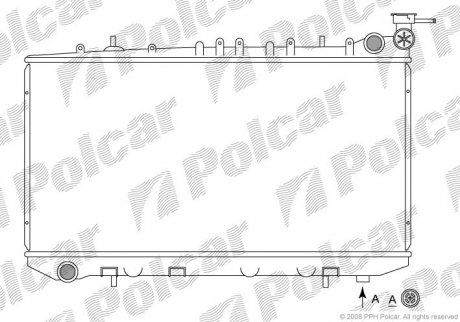 Радіатор охолодження Polcar 272908-2