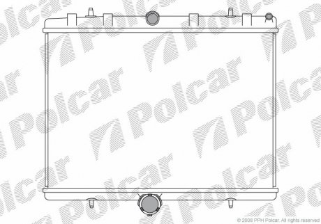 Радіатор охолодження Polcar 239708A1 (фото 1)