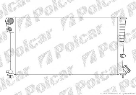 Радіатор охолодження Polcar 235008A5 (фото 1)