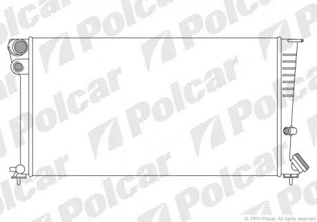 Радіатор охолодження Polcar 235008-3