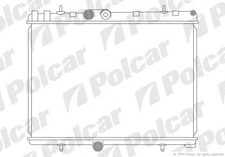 Радіатор охолодження Polcar 232908-1
