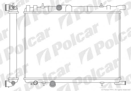Радіатор охолодження Polcar 232808A2 (фото 1)