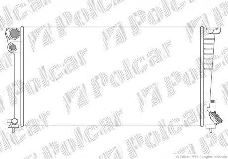 Радіатор охолодження Polcar 232608A8 (фото 1)