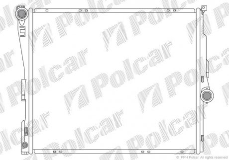 Радіатор охолодження Polcar 205508-2