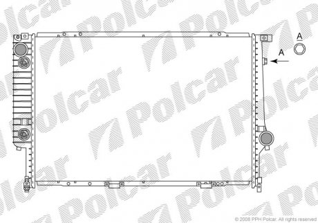 Радіатор охолодження Polcar 201508-0