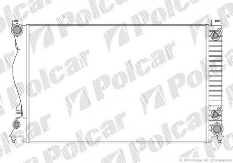 Радіатор охолодження Polcar 133808-2 (фото 1)
